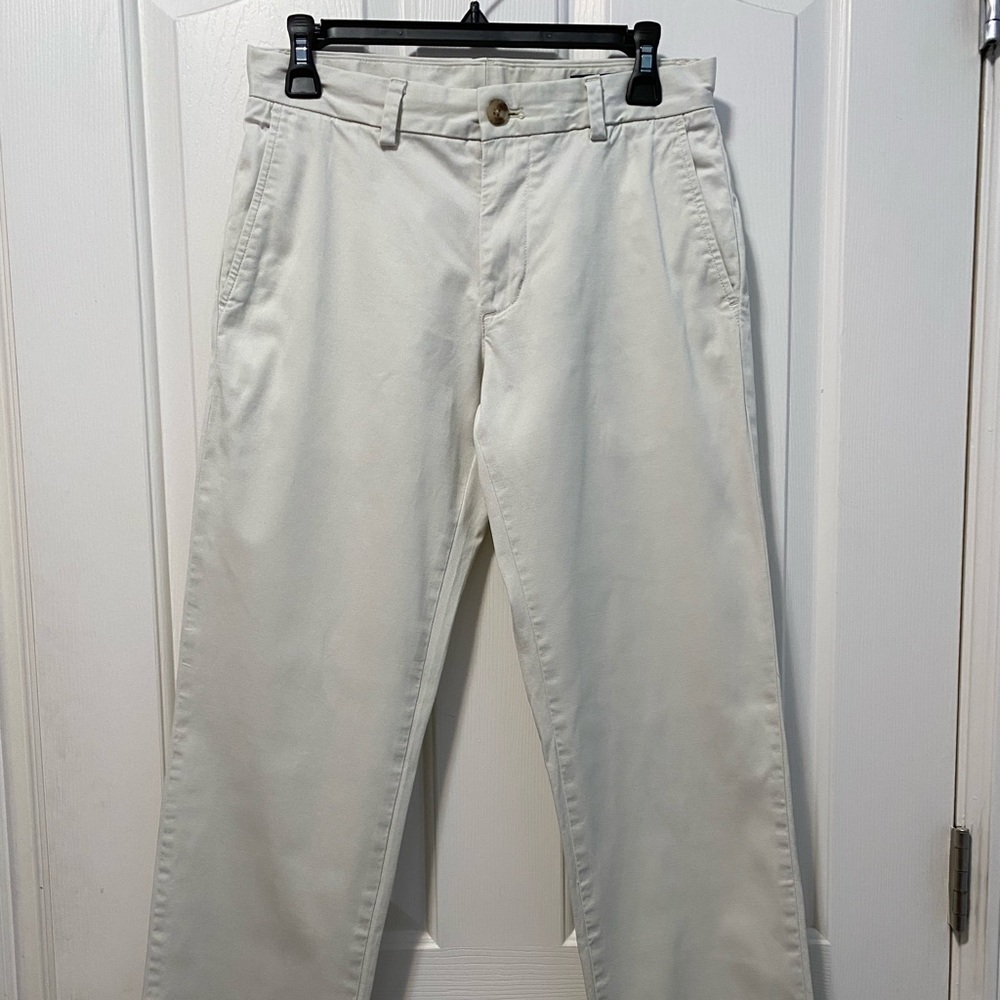 Vineyard Vines Chino Pants. Men’s 28x32.  Color Light Khaki. Excellent Condition